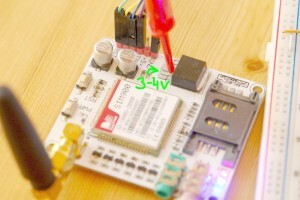 Skipping voltage regulator on GSM module
